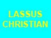 lassus-christian